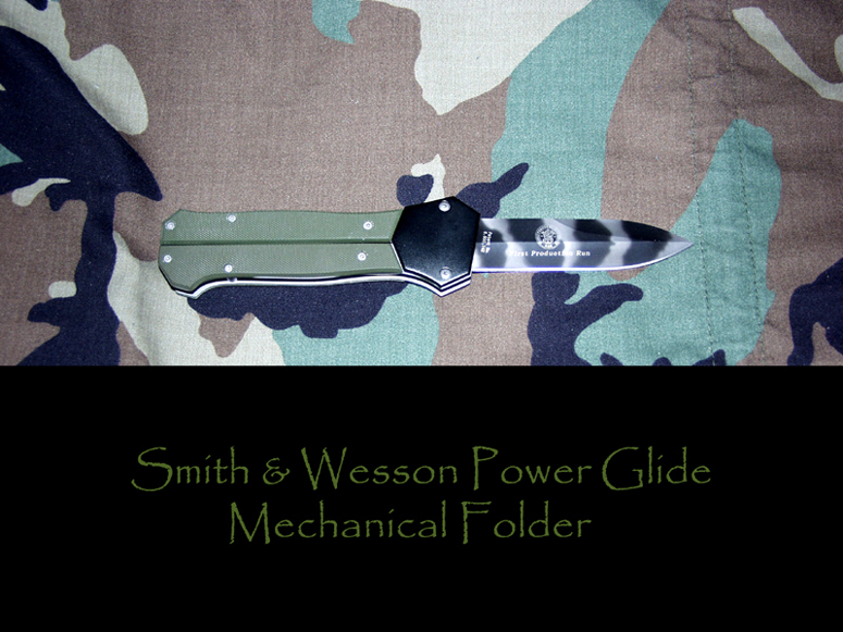 Smith and Wesson Power Glide Mechanical Folder